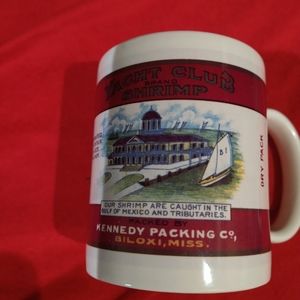 Biloxi Mississippi Yacht Club Shrimp Coffee Mug